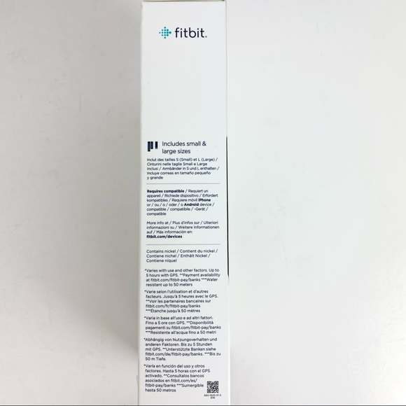 FitBit Charge 4 Fitness Tracker & GPS Smart Watch Pedometer Black Bands S & L - Picture 9 of 12